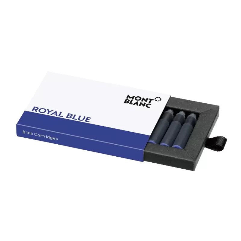 Montblanc Notatbøker-8 Ink Cartridges, Royal Blue
