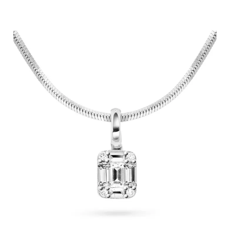 David-Andersen Kun Anheng-Anheng, Baguett- Og Brilliantslipte Diamanter 0,17 Ct