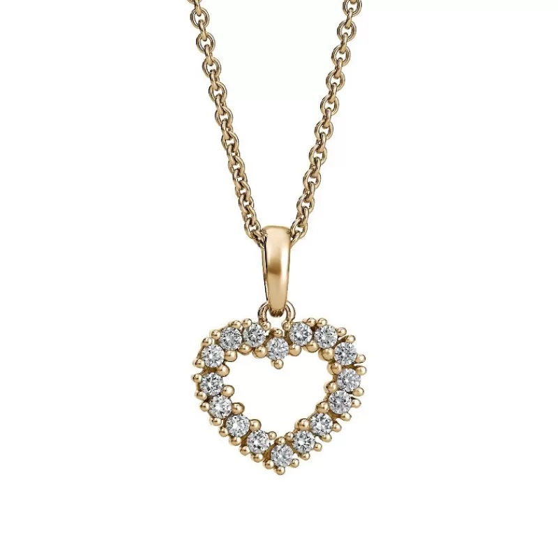 David-Andersen Kun Anheng-Anheng, Diamanthjerte 0,25Ct