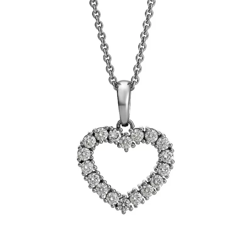 David-Andersen Kun Anheng-Anheng, Diamanthjerte 0,50 Ct
