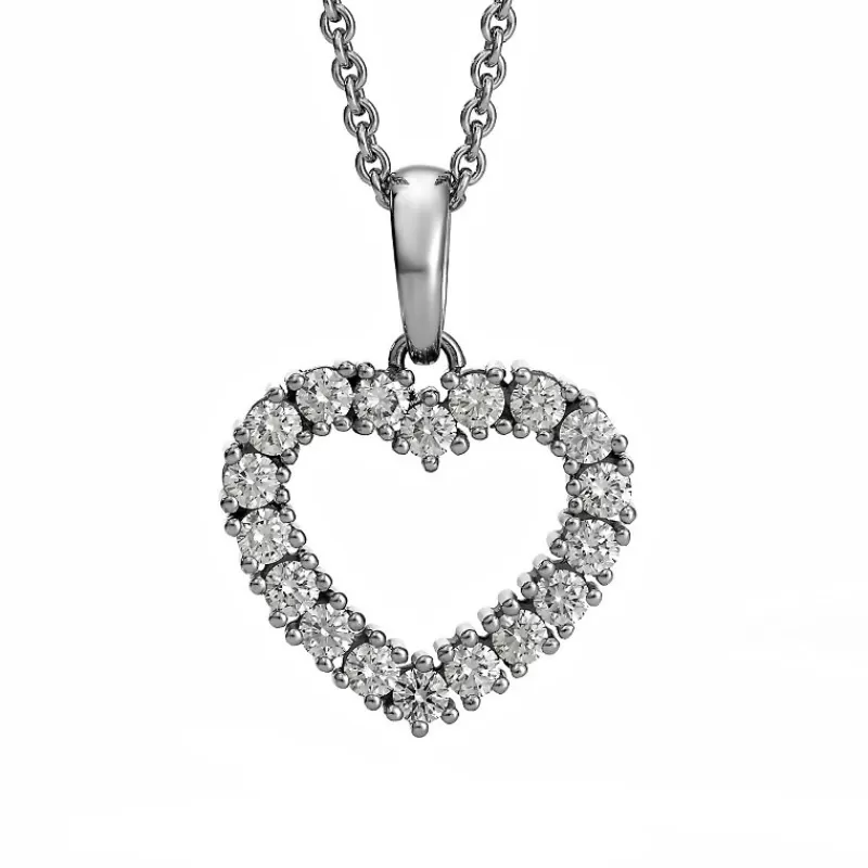 David-Andersen Kun Anheng-Anheng, Diamanthjerte, 1,00 Ct