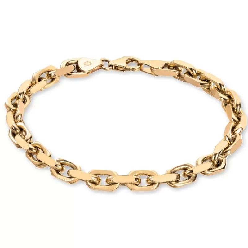 David-Andersen Gullarmbånd-Armbånd, Anker 5 Mm