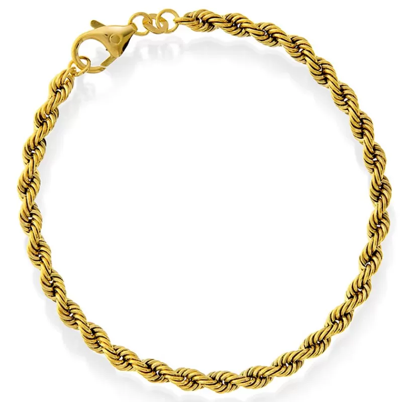 David-Andersen Gullarmbånd-Armbånd, Cordel 2,7 Mm