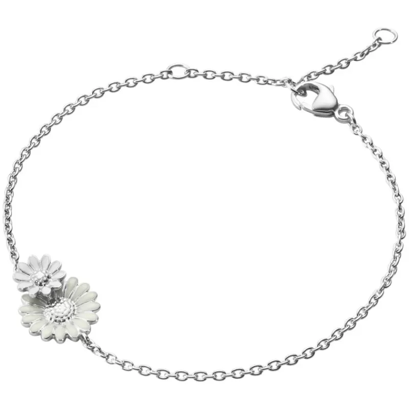 Georg Jensen Sølvarmbånd-Armbånd, Daisy Hvit