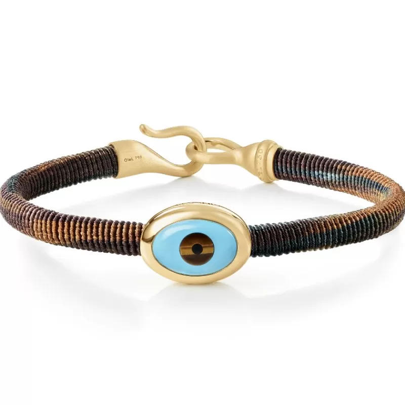 Ole Lynggaard Copenhagen Gaver Til Han-Armbånd, Life Maroon Evil Eye