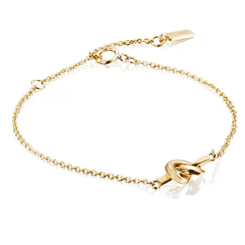 Efva Attling Gullarmbånd-Armbånd, Love Knot
