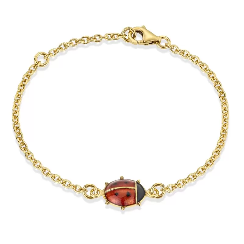 David-Andersen Barnesmykker-Armbånd, Marihone (Lukket)