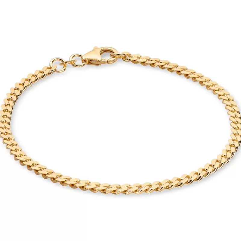 David-Andersen Gullarmbånd-Armbånd, Panser 3,3 Mm
