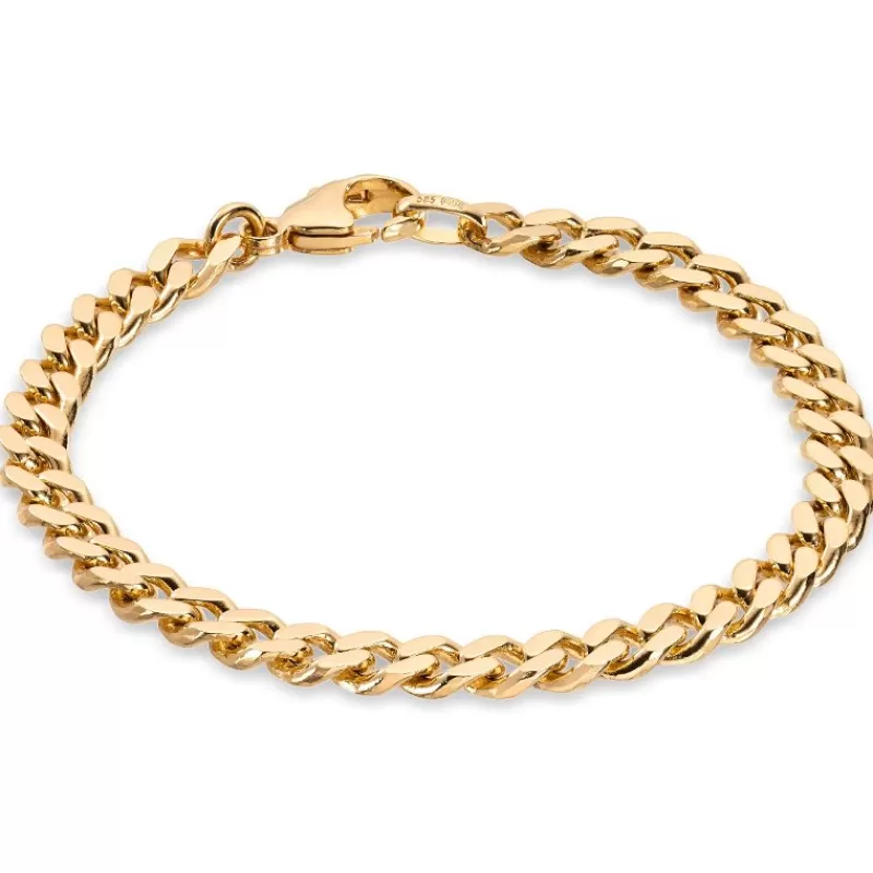 David-Andersen Gullarmbånd-Armbånd, Panser 6 Mm