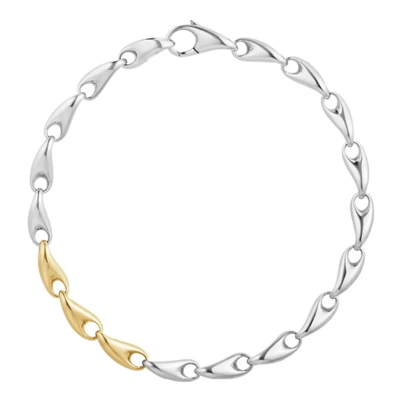 Georg Jensen Gullarmbånd-Armbånd, Reflect (Smalt)