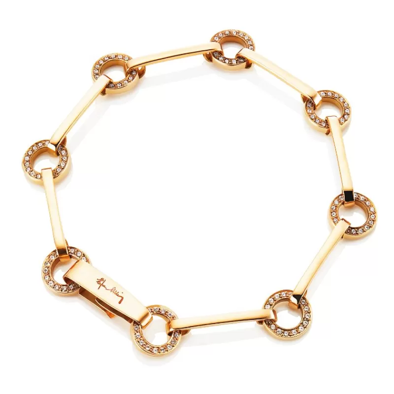 Efva Attling Gullarmbånd-Armbånd, Ring Chain & Stars