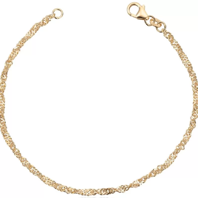 David-Andersen Gullarmbånd-Armbånd, Singapore 2,2 Mm