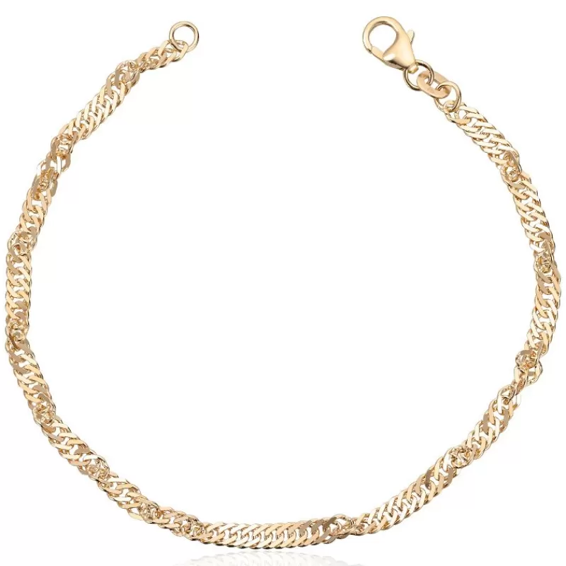 David-Andersen Gullarmbånd-Armbånd, Singapore 2,9 Mm