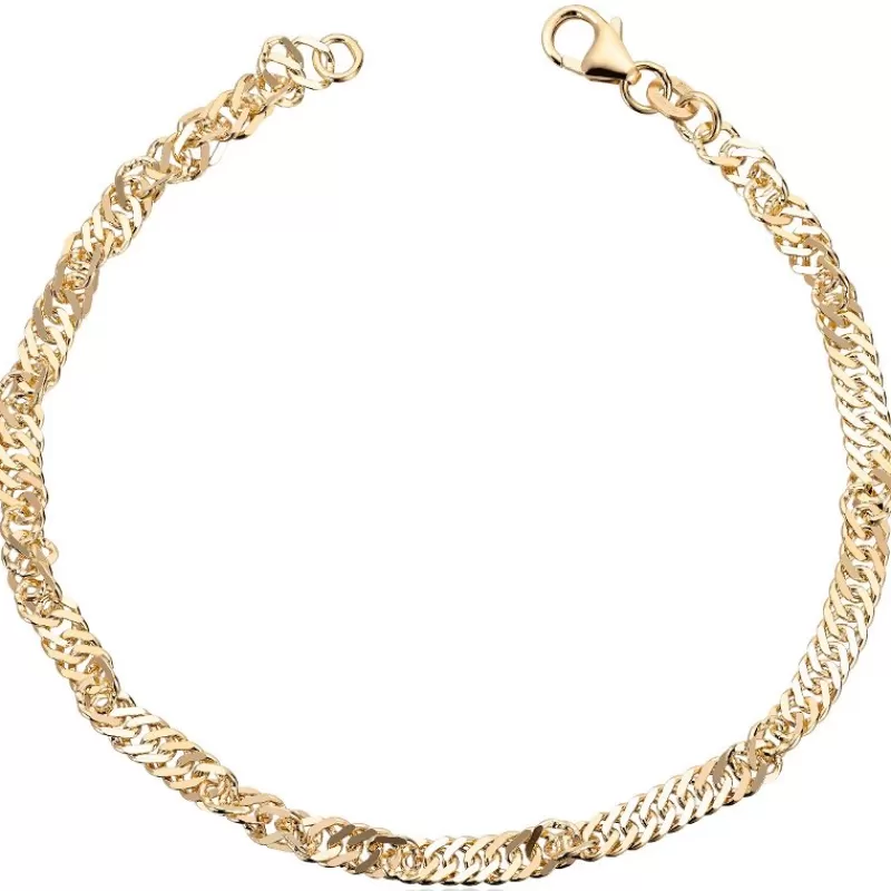 David-Andersen Gullarmbånd-Armbånd, Singapore 3,4 Mm