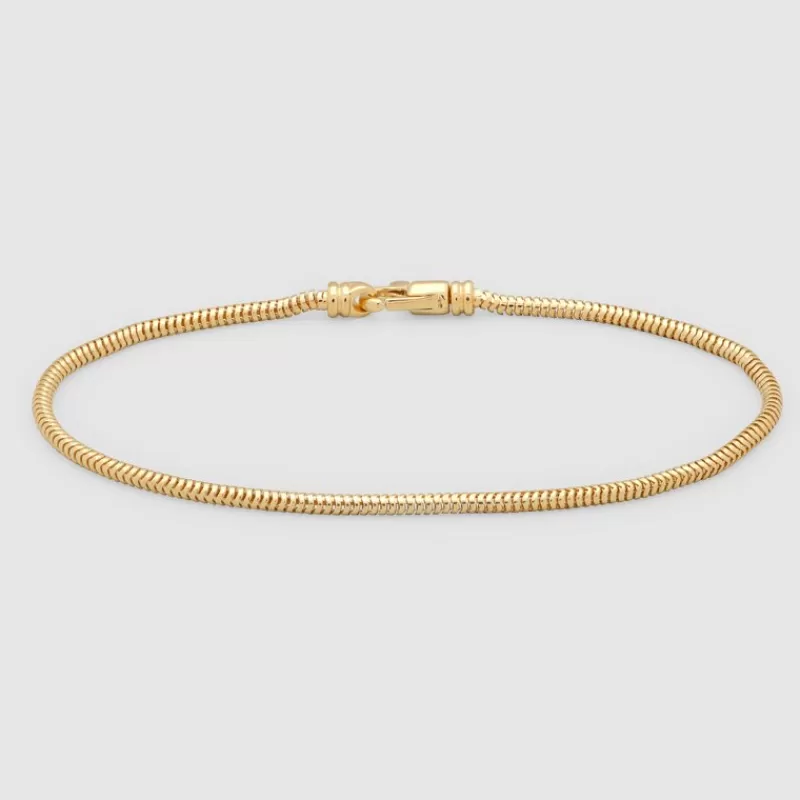 Tom Wood Armbånd-Armbånd, Snake Slim Gold