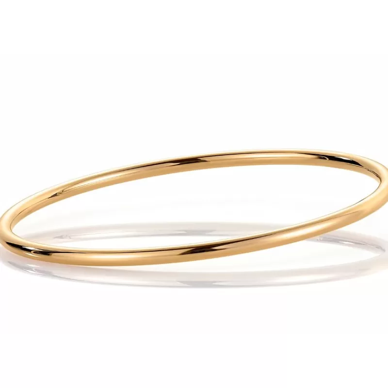 David-Andersen Gullarmbånd-Armring, Buet Massiv 2,5 Mm
