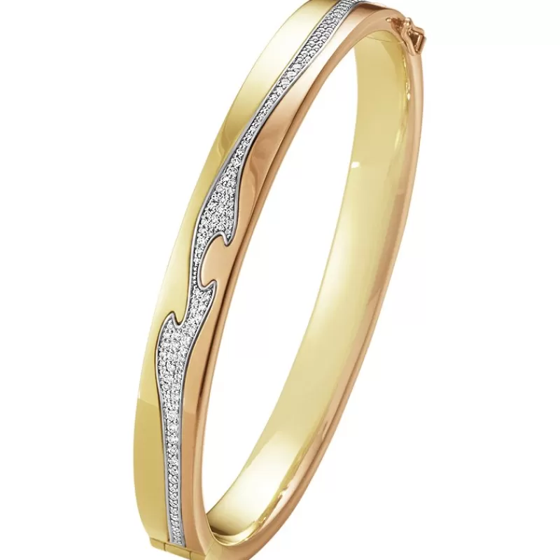 Georg Jensen Gullarmbånd-Armring, Fusion