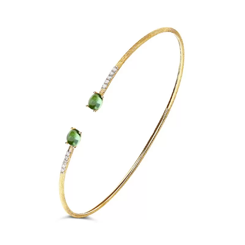 Nanis Gullarmbånd-Armring, Tourmalines Gronn