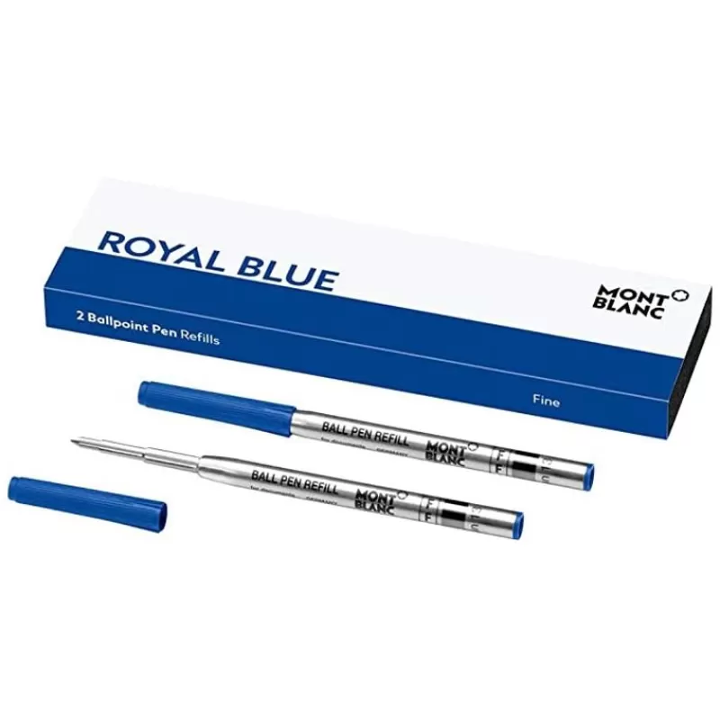 Montblanc Notatbøker-Ballpoint (F) Royal Blue Refill