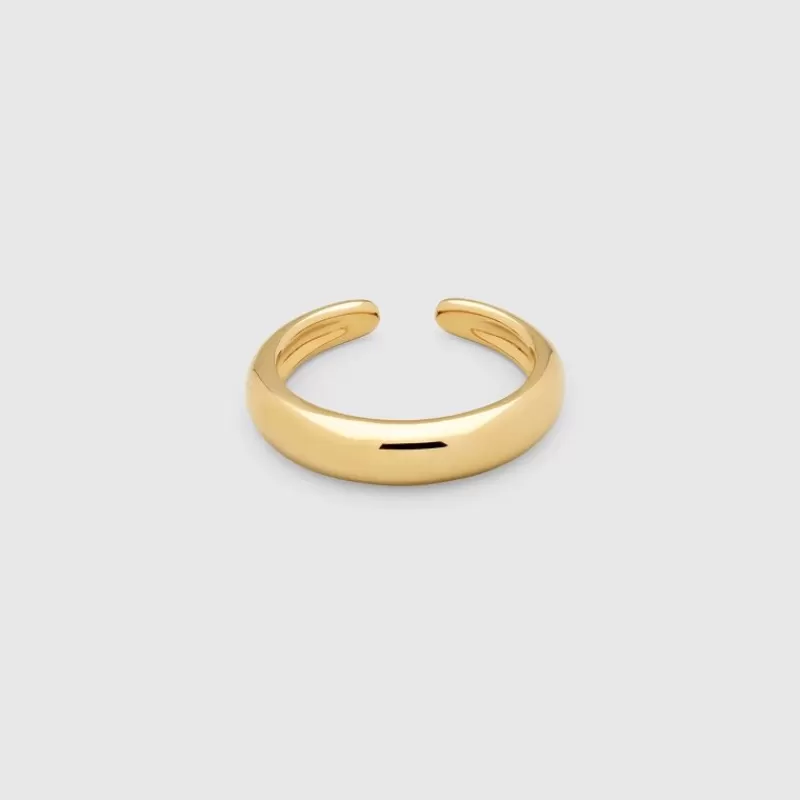 Tom Wood Sølvøredobber-Ear Cuff, Slim Gold