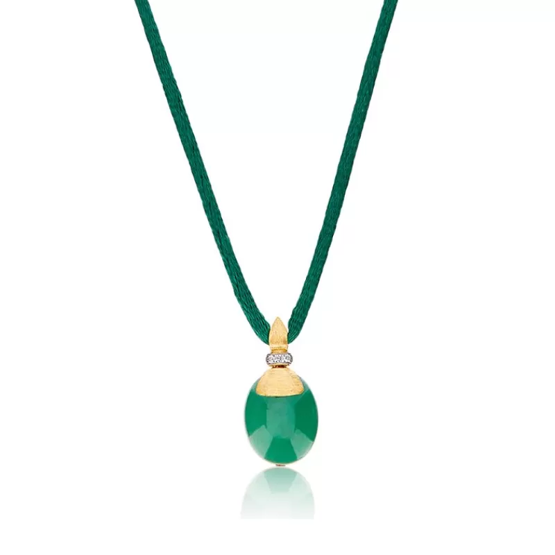 Nanis Anheng Med Kjede-Kjede, Amuleti Gronn Aventurine