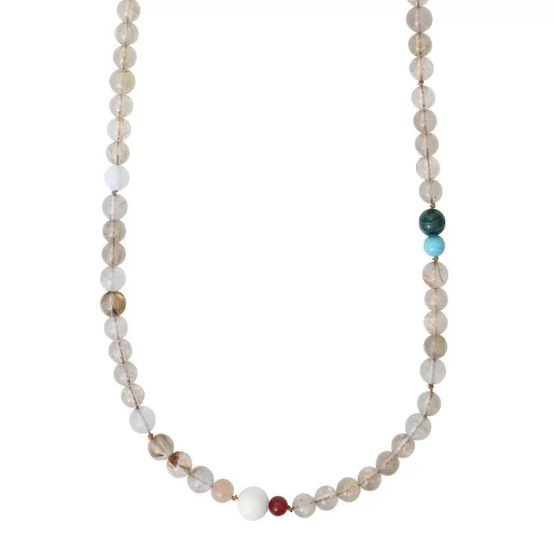 Ole Lynggaard Copenhagen Halssmykker Med Fargesten-Kjede, Collier Lace Med Fargestener