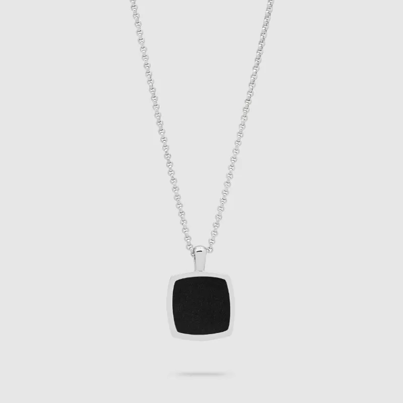 Tom Wood Halssmykker-Kjede, Cushion Onyx