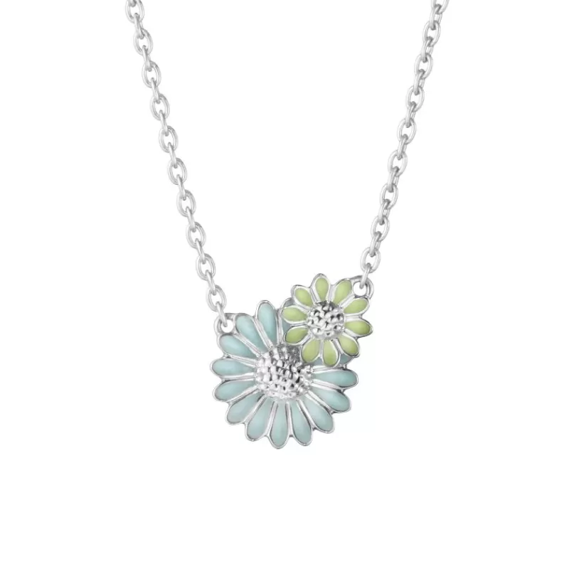 Georg Jensen Anheng Med Kjede-Kjede, Daisy Bla Og Gronn