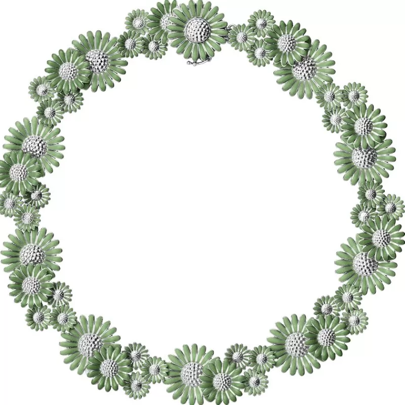 Georg Jensen Halssmykker I Gull-Kjede, Daisy Gronn