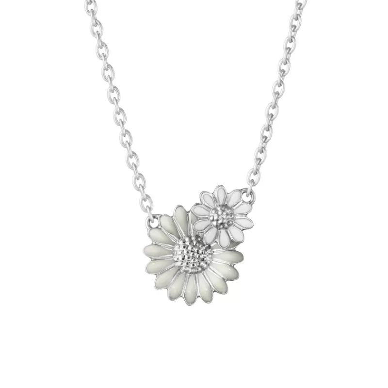Georg Jensen Anheng Med Kjede-Kjede, Daisy Hvit
