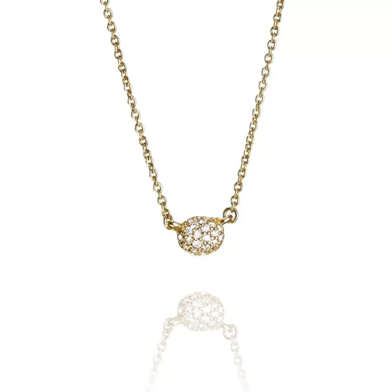Efva Attling Anheng Med Kjede-Kjede, Love Bead Diamanter