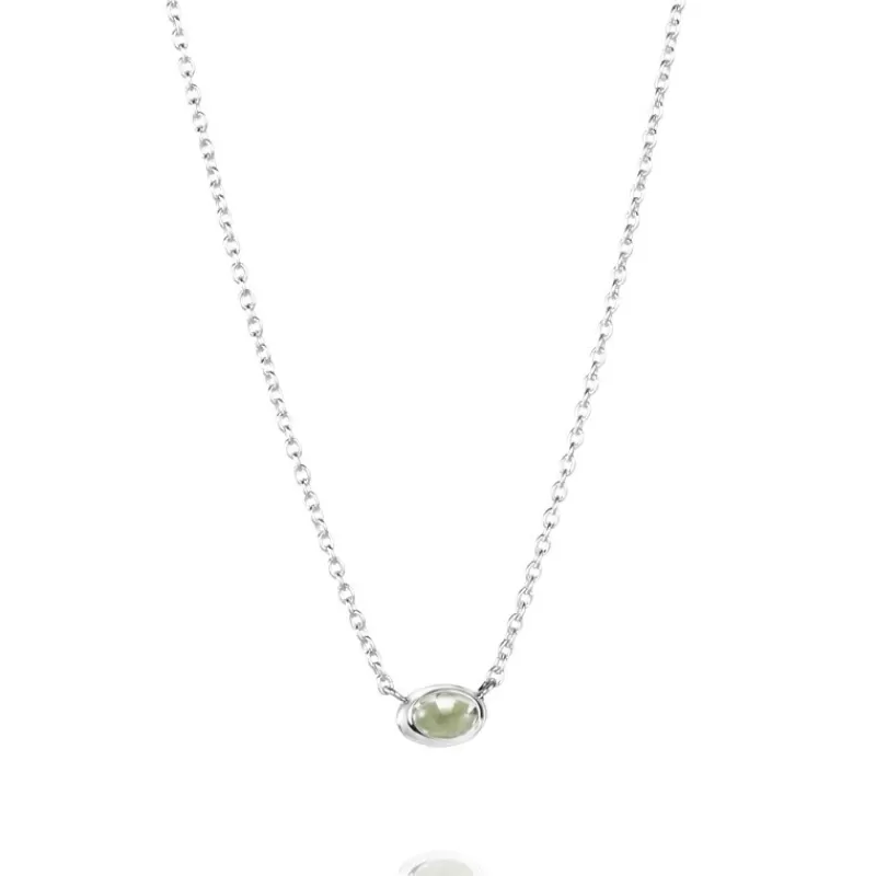 Efva Attling Anheng Med Kjede-Kjede, Love Bead Green Quartz