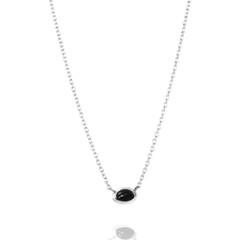 Efva Attling Anheng Med Kjede-Kjede, Love Bead Onyx