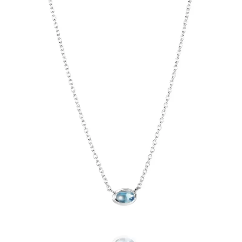 Efva Attling Anheng Med Kjede-Kjede, Love Bead Topaz