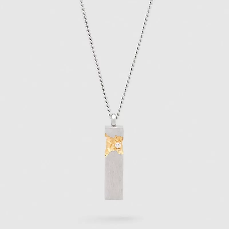 Tom Wood Konfirmasjongave Til Gutter-Kjede, Mined Cube Pendant