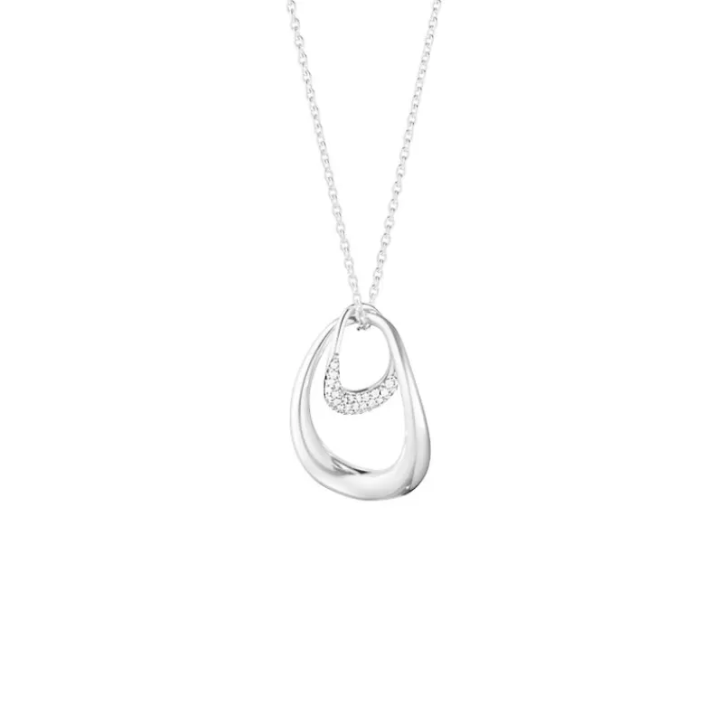 Georg Jensen Anheng Med Kjede-Kjede, Offspring Med Diamanter