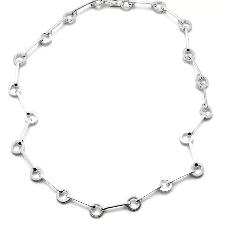 Efva Attling Halssmykker I Sølv-Kjede, Ring Chain