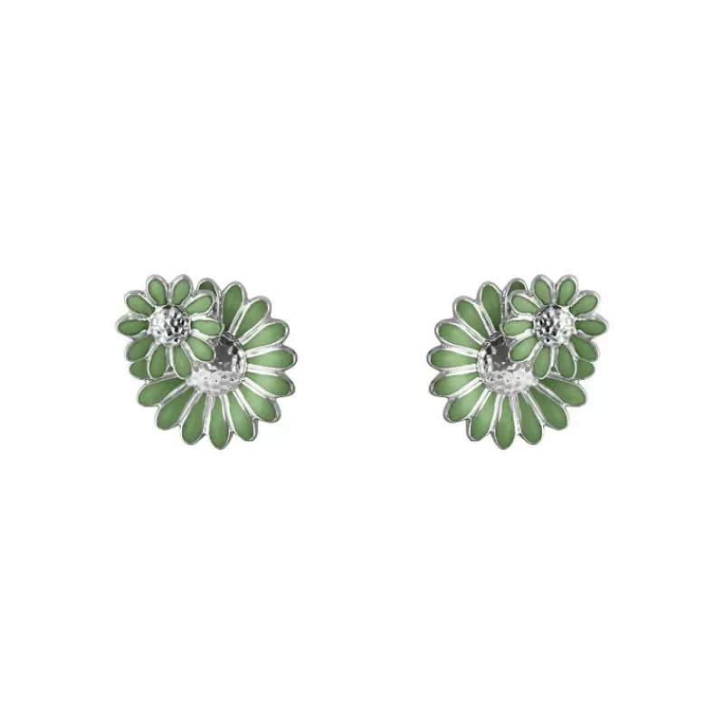 Georg Jensen Sølvøredobber-Orepynt, Daisy Gronn