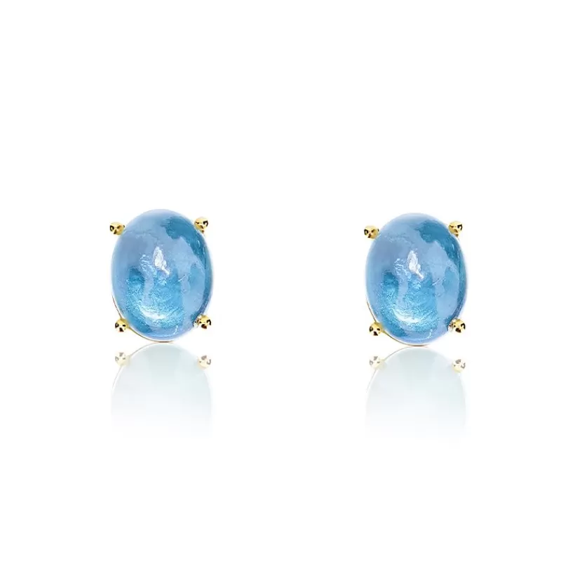Nanis Gulløredobber-Orepynt, Dancing Azure London Bla Topas