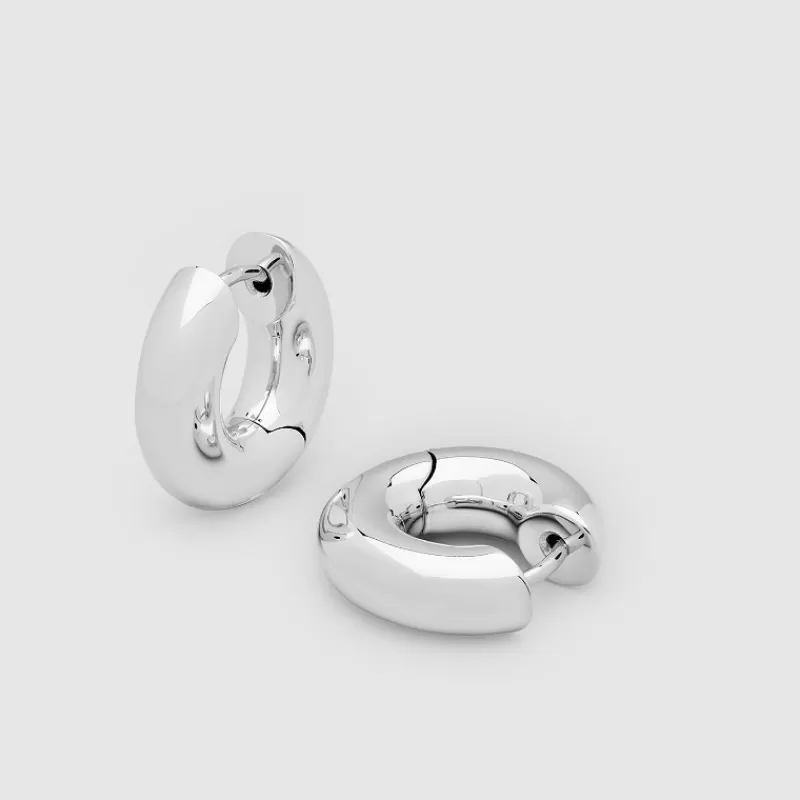 Tom Wood Konfirmasjongave Til Gutter-Øreringer, Chunky Hoops Small