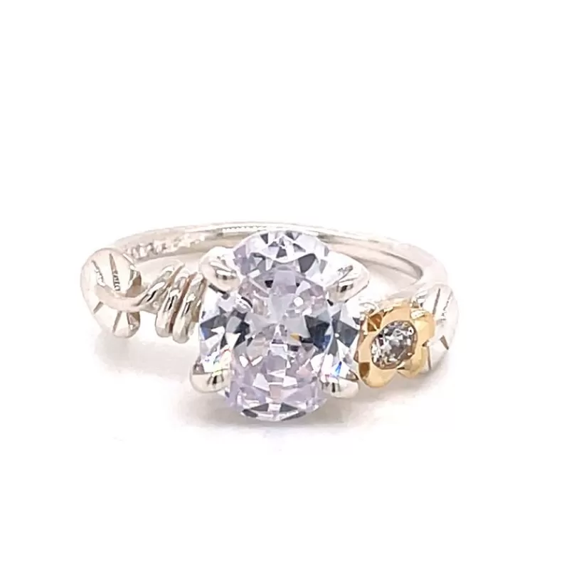 Rikke Harsheim Sølvringer-Ring, Bladring Oval