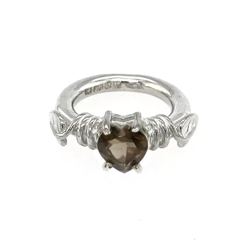 Rikke Harsheim Sølvringer-Ring, Bladring Rokkvarts