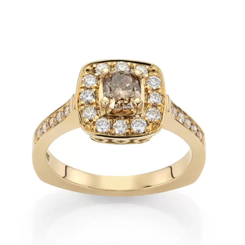 David-Andersen Diamantringer-Ring, D-A 2015 Fancy Brown (1,34 Ct)
