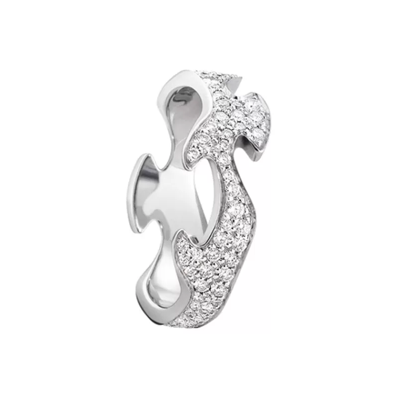 Georg Jensen Diamantringer-Ring, Fusion Midtstykke Pavert