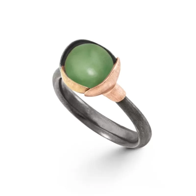 Ole Lynggaard Copenhagen Sølvringer-Ring, Lotus Str 1 Serpentin