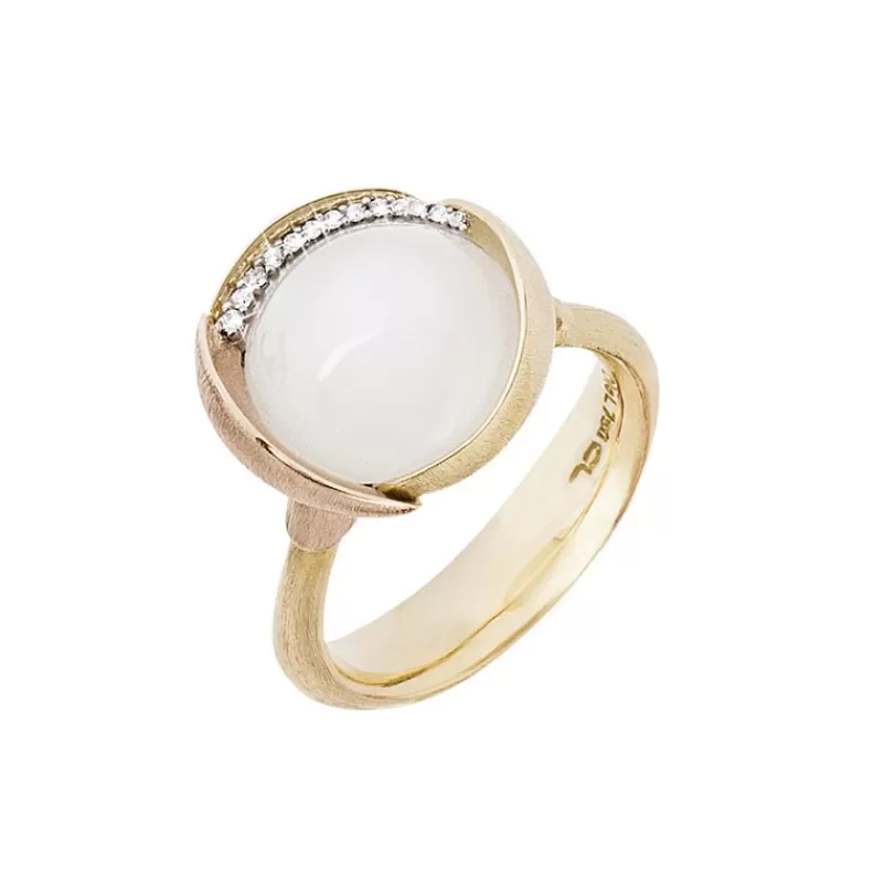 Ole Lynggaard Copenhagen Diamantringer-Ring, Lotus Str 3 Hvit Manesten