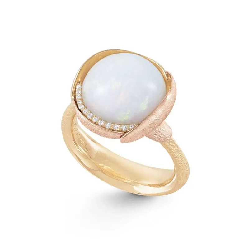 Ole Lynggaard Copenhagen Gullringer-Ring, Lotus Str 3 Med Opal
