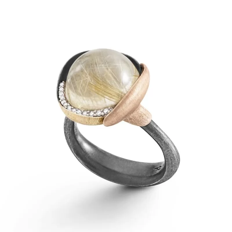 Ole Lynggaard Copenhagen Diamantringer-Ring, Lotus Str 3 Rutilkvarts