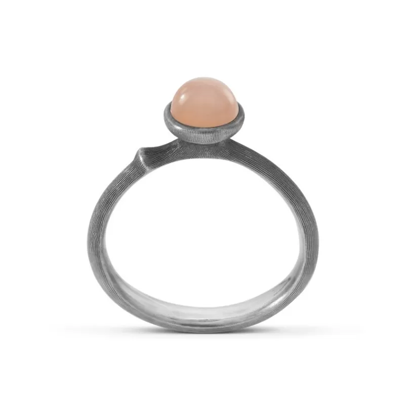 Ole Lynggaard Copenhagen Sølvringer-Ring, Lotus Tiny Blush Manesten