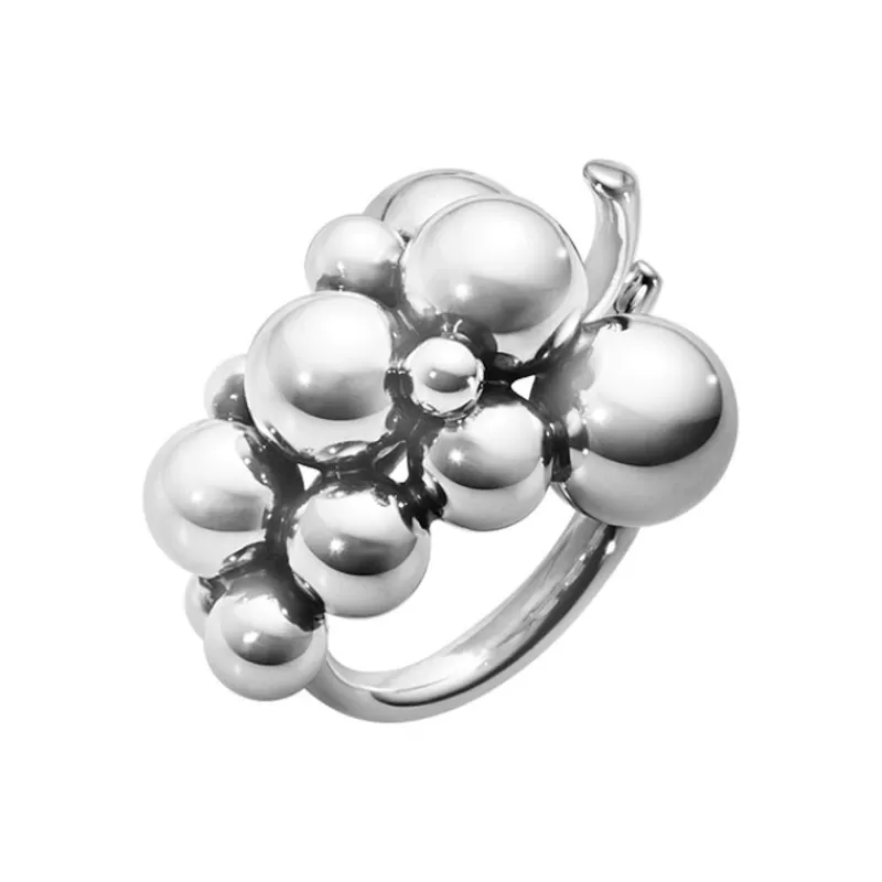 Georg Jensen Sølvringer-Ring, Moonlight Grapes (Medium)